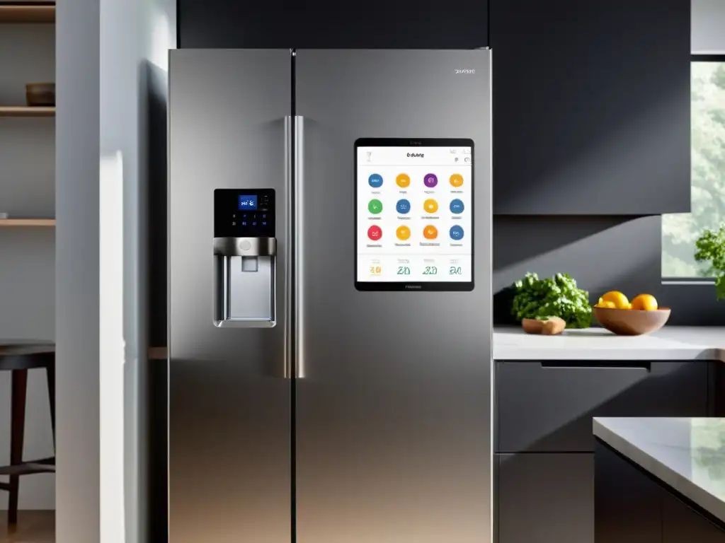 Una cocina futurista con los mejores electrodomésticos inteligentes, seguridad y diseño minimalista