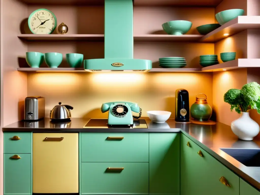 Consejos para combinar tecnología vintage en una cocina moderna con elementos retro y diseño elegante