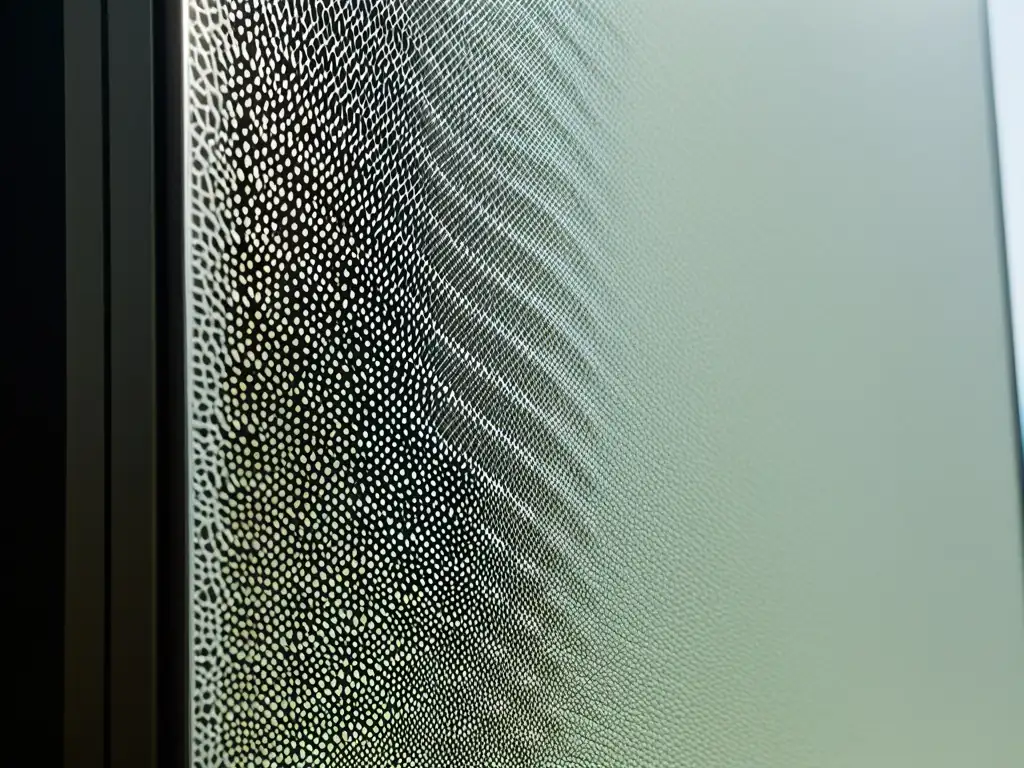 Captura de partículas: filtro HEPA atrapando polvo, polen y alérgenos Detalle de filtro HEPA capturando partículas, como polvo y polen, destacando su efectividad