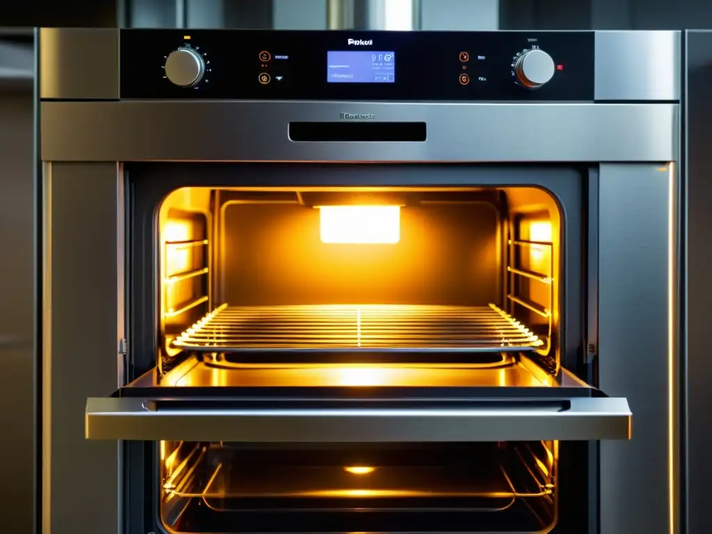 Diferencias entre hornos pirolíticos y catalíticos: Detalle del interior de un horno pirolítico mostrando su avanzada ingeniería y diseño innovador