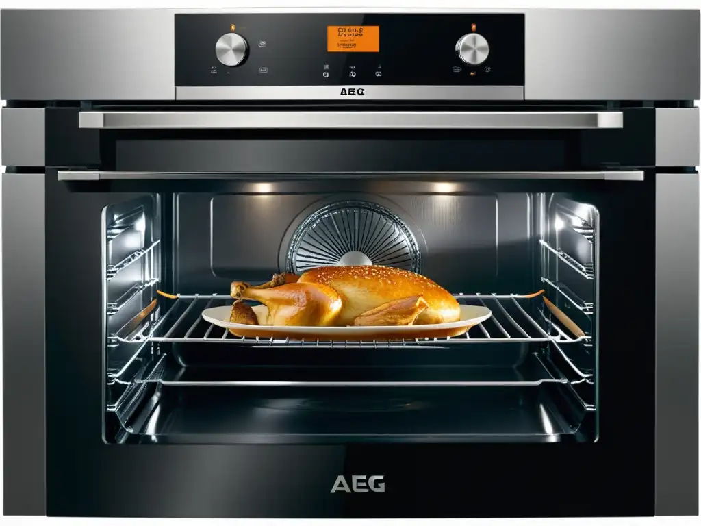 Espacioso horno pirolítico AEG BPS331120M: tecnología innovadora, diseño moderno y panel táctil