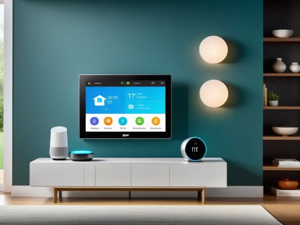 Imagen de moderna automatización de tareas domésticas con IFTTT, destacando comodidad y eficiencia