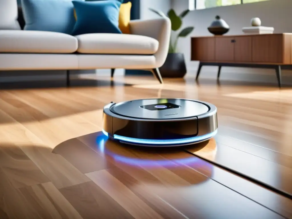 Robots de limpieza eficientes para hogar: Automatización moderna y elegante para un hogar impecable